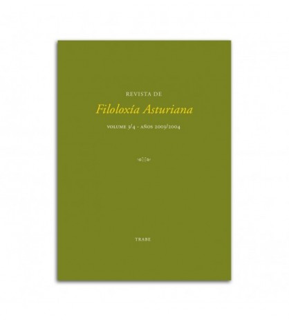 Revista de Filoloxía Asturiana. Volume 3/4. Años 2003/2004.